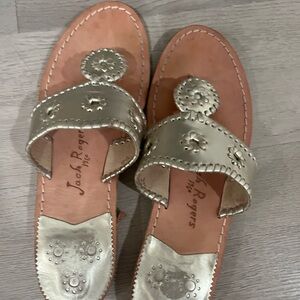 Silver jack Rodger’s sandals